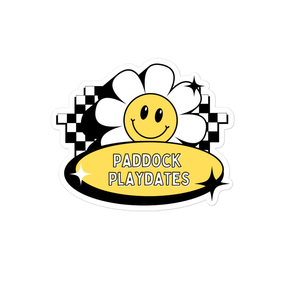 Paddock Playdates Logo - Sticker