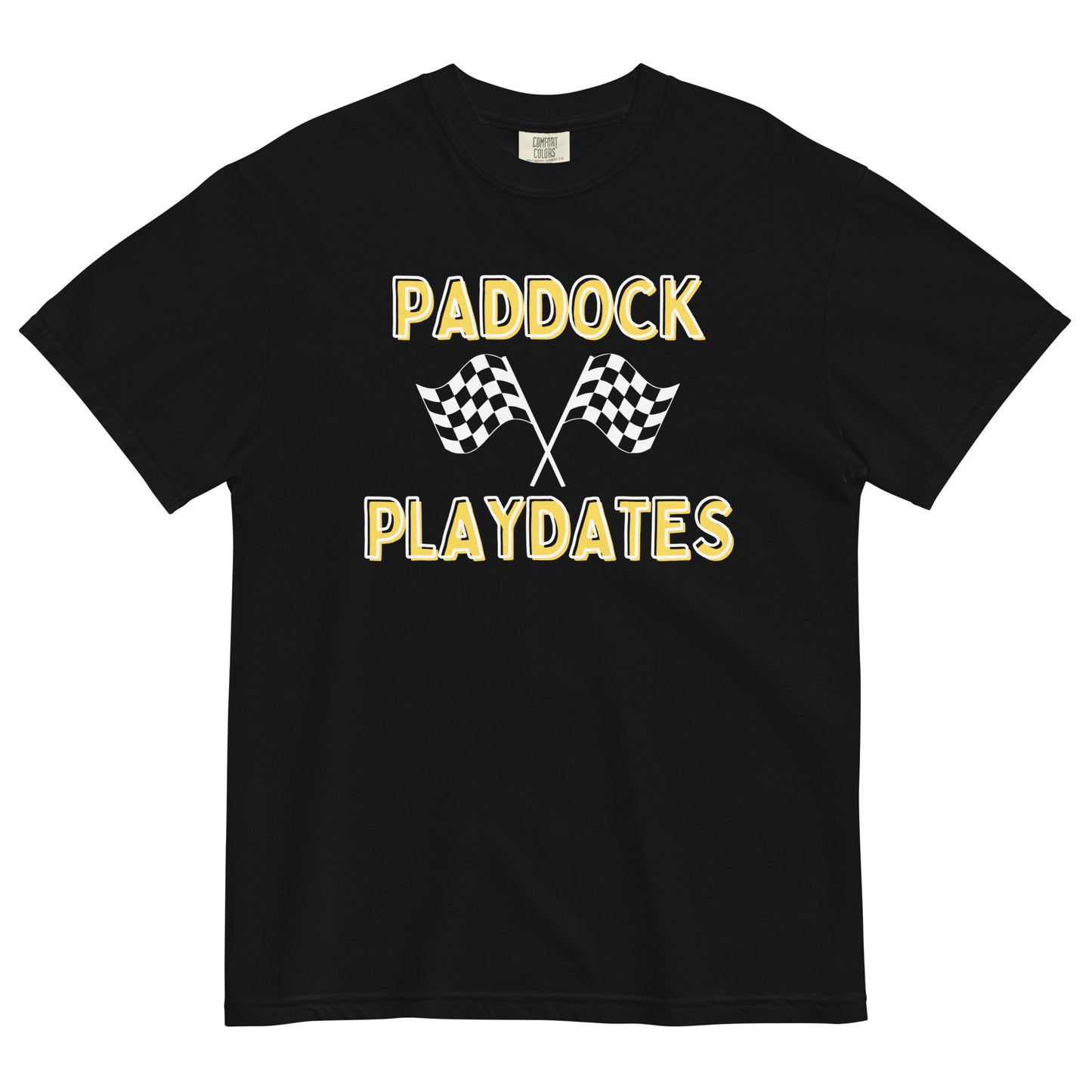 Paddock Playdates Flag - Unisex T-Shirt