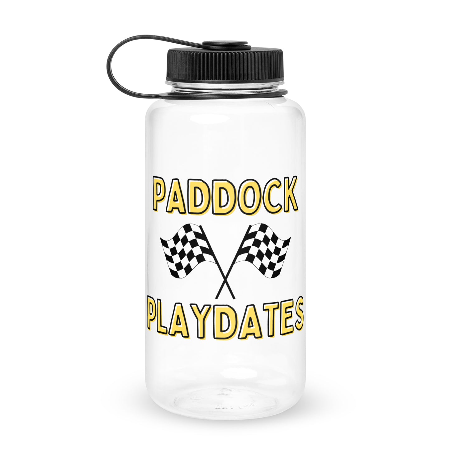 Paddock Playdates Flag - Water Bottle